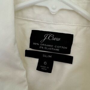 White business polo shirt women’s j crew